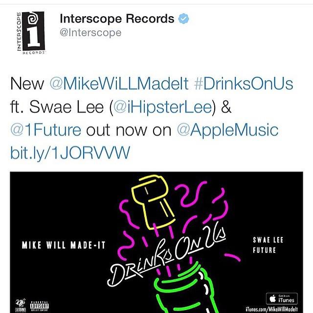 @mikewilllmadeit @interscoperecords Its LIT