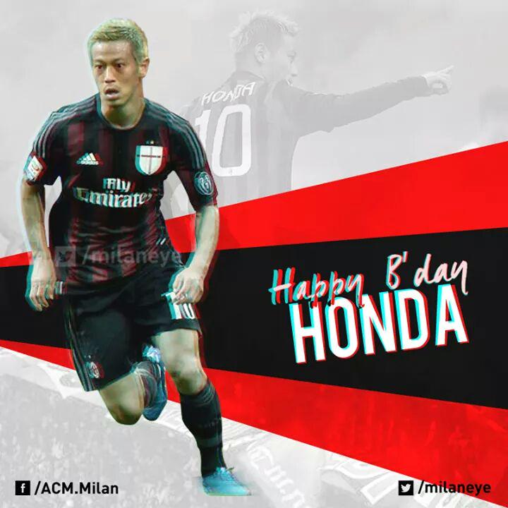 Happy 29th birthday to Keisuke Honda 