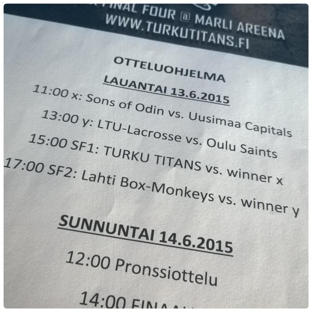 #HCTPS vs. #TUTOhockey tossulätkäpelin jälkeen ehdit vielä Marli Areenalle <a href="/TitsTkuOfficial/">Titans Tku Official</a>:in peliin. #Turku #Liiga