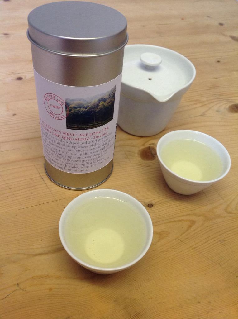 BruinCraft's tweet photo. @PostcardTeas This tea is Fantastic! It made our morning, thank you.
#tea #wonderful #drinking #longjin #MasterLuo http://t.co/VEqCuyMkCd