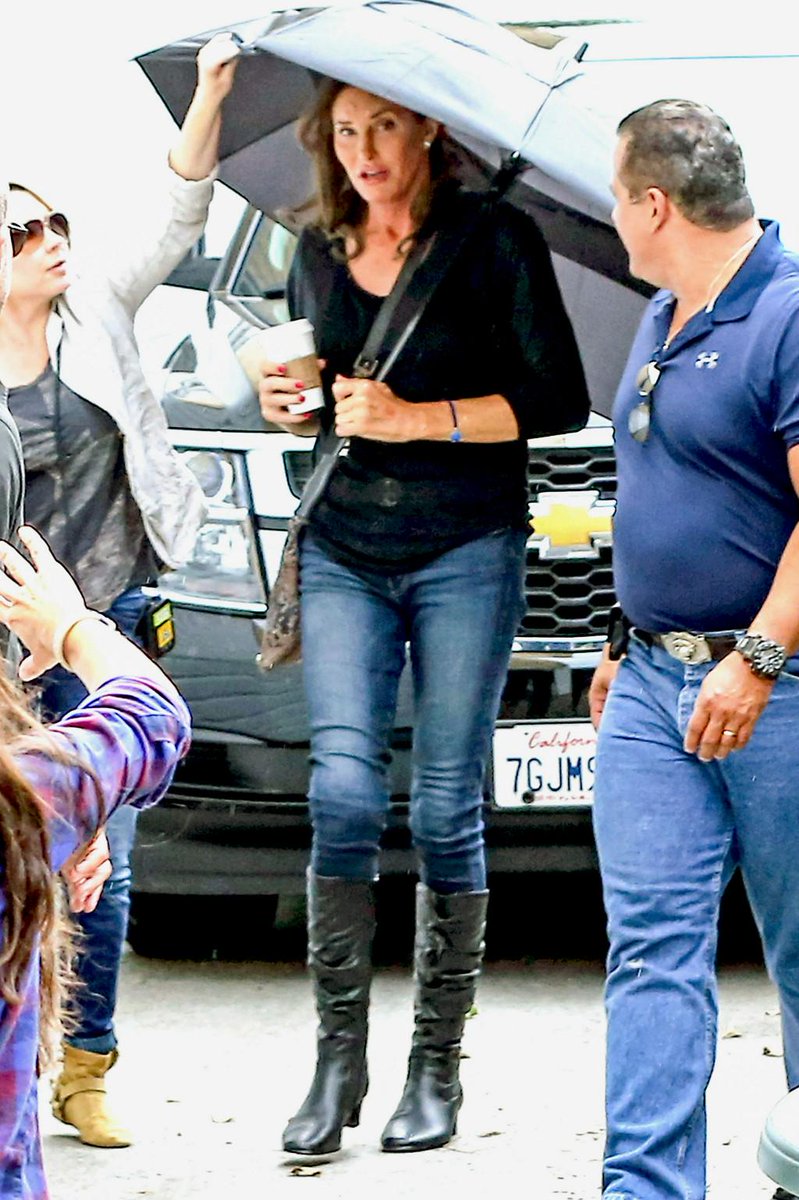 marieclaire's tweet photo. Caitlyn Jenner Goes Out in Knee-High Boots, Looks Amazing http://t.co/ViX904TTHF http://t.co/iI92itDguI