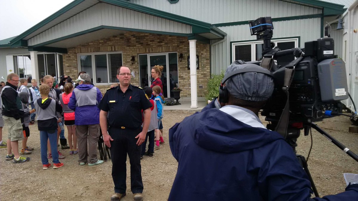 Daryl Brodhaecker. @MapletonTwp #volunteer #firedepartment #CTV interview #wrw15. #waterlooruralwomen #wellington