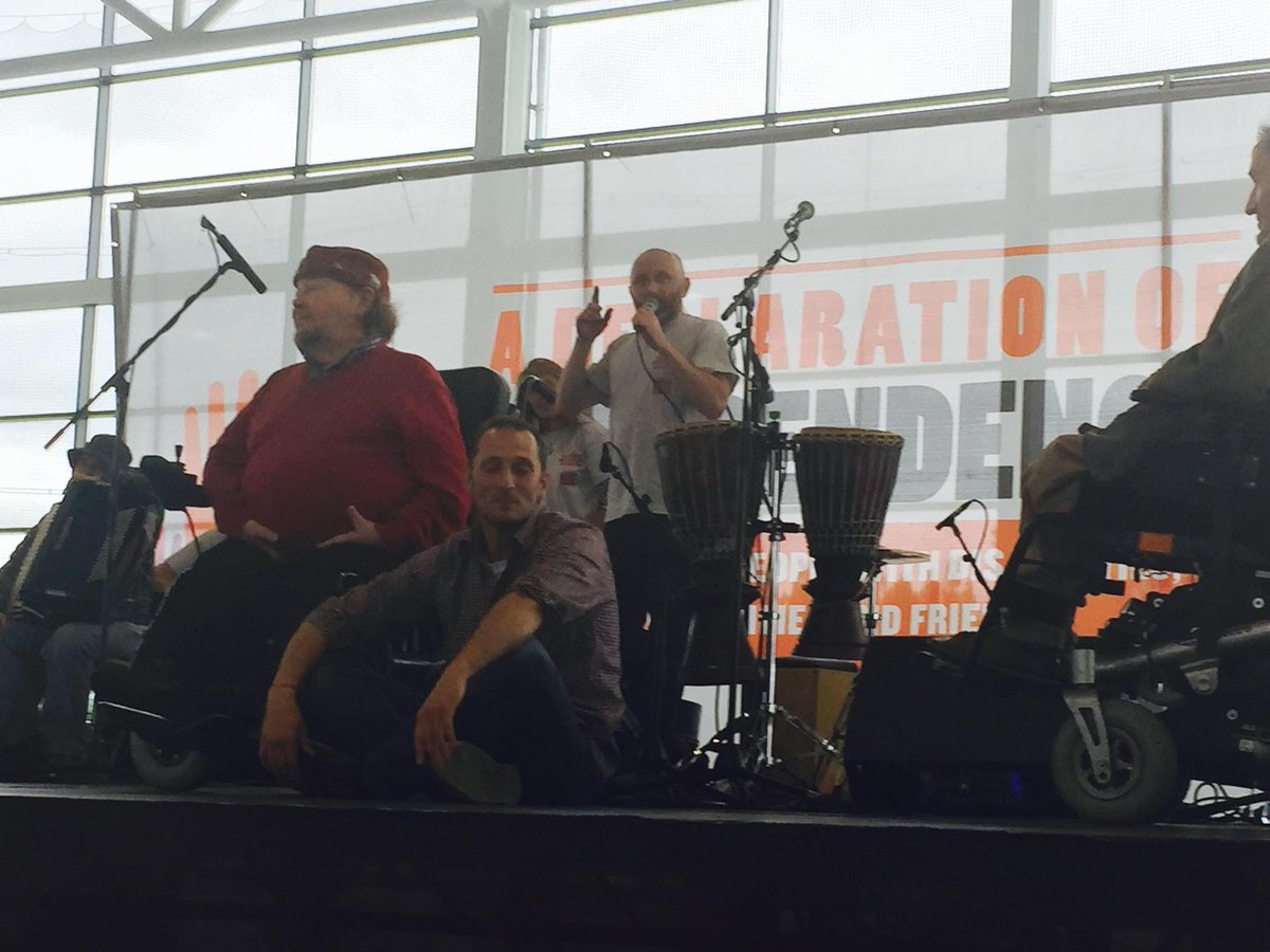 ironside29's tweet image. Martin and @DonalToolan take to the stage of #FirstAssembly to chat