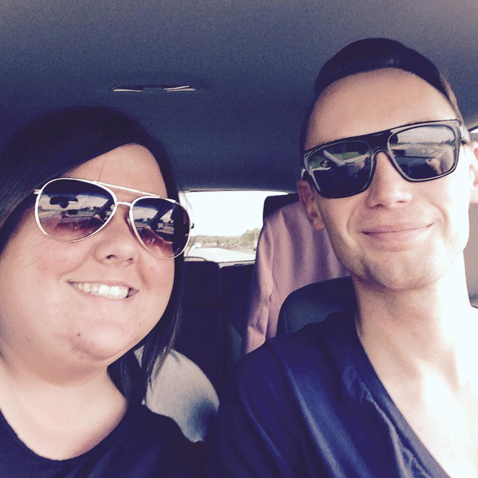TheOnlyCHughes's tweet photo. @WebbCrowe how many road selfies are too many selfies? #OriginalSelfieStick http://t.co/YbAY4QVcSb