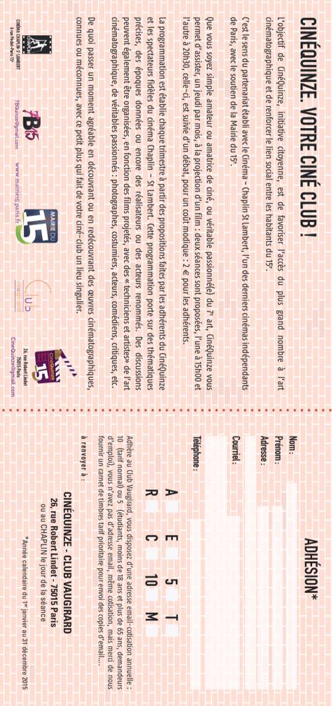 Dates du 3e trimestre :
*       Jeudi 16 juillet 2015,
*       Jeudi 20 août 2015,
*       Jeudi 10 septembre 2015!