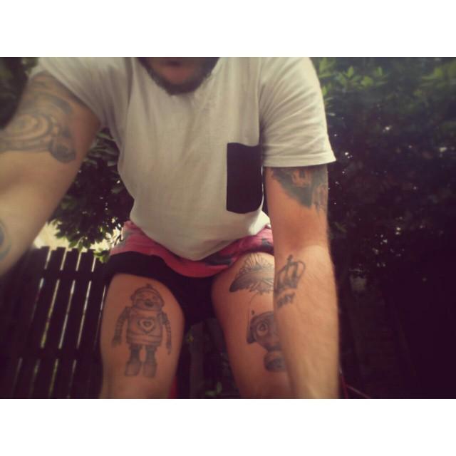 #robot #gasmask #ink #crown #tattosofinstagram #beardandtattoos #dude #eastlondon #saturday yesterday I got some ne…