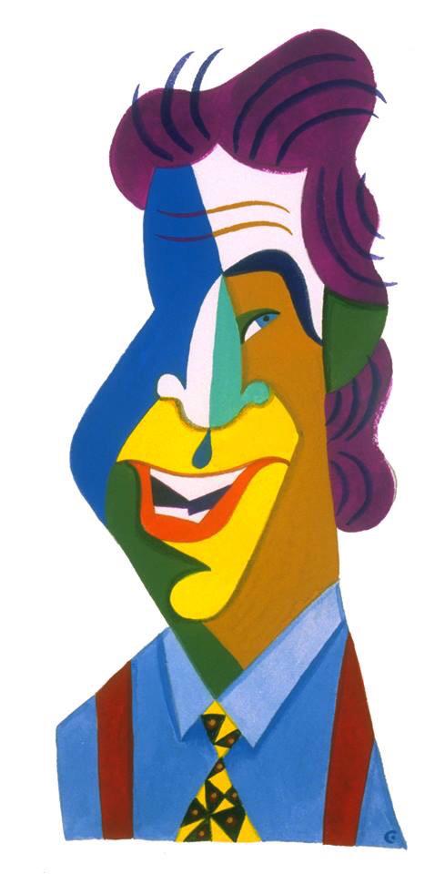 Happy Birthday, Tim Allen! Caricature via David Cowles. 