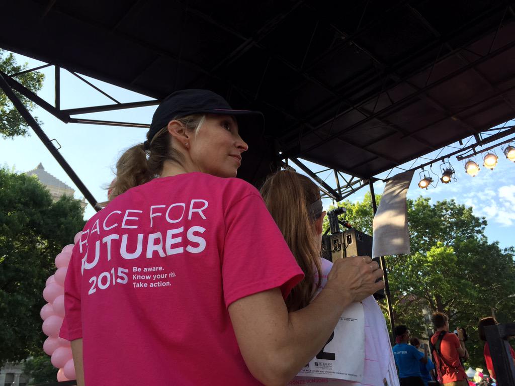 newsformaggie's tweet image. Race for futures. Race for a cure. #KomenSTLRace #stl