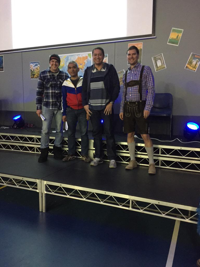 CroweJacinta's tweet photo. Paper plane competition finalists..... Well done winner Matt. http://t.co/wNZHEc7rmp
