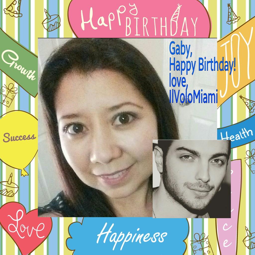      Happy Birthday Gaby! 