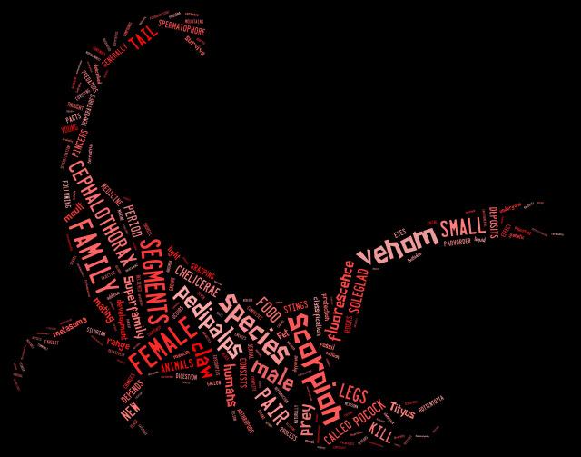 WordsNClouds's tweet photo. A few words about... #Scorpions 
#animals #nature 
http://t.co/cqAJiM5dss http://t.co/Vjr5oV55xi