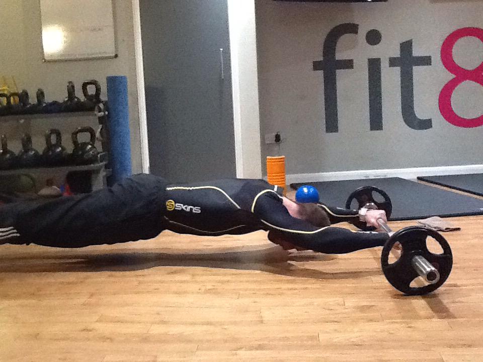 Ethan checking how clean the floor is 😜