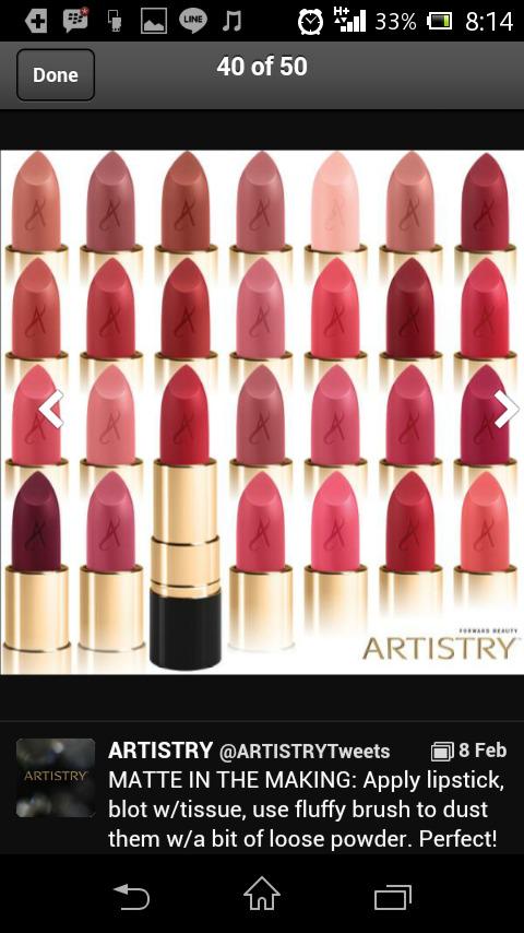 aRvii_'s tweet photo. Yukk diorder lipstik artistry nyaaa .. Awett bagus dan buat bibir seksii http://t.co/nyONbt9BMd
