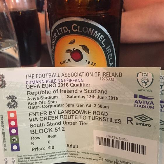 odonovandenism's tweet photo. In the big smoke for big game v the scots looking forward to it #havingafew http://t.co/tMJNhOFl7K