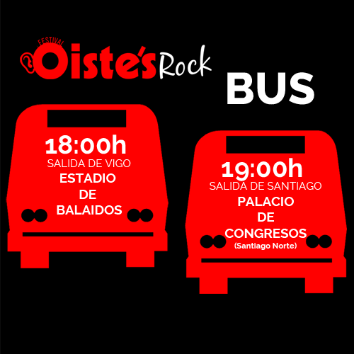 Los buses de Vigo salen a las 18:00h del Estadio de Balaidos y el de Santiago a las 19:00h del Palacio de Congresos !