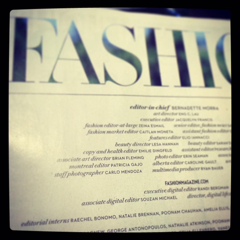 Oh you know... Just reading a magazine. Who do I find? MY BROTHER!!! #fashionmagazine