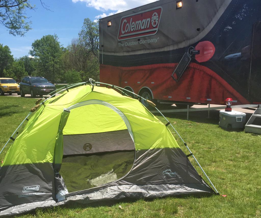 Happy #NationalGetOutdoorsDay! Come pitch a tent with <a href="/ColemanUSA/">Coleman USA</a> at #GoDayDenver2015.