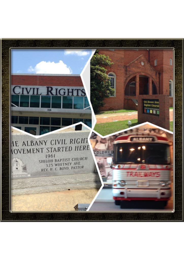 AuntAngi's tweet photo. First stop--Albany Civil Rights Institute. #GeorgiaFAM2015 #ExploreGeorgia @visitalbanyga http://t.co/TdmR8QVZQA