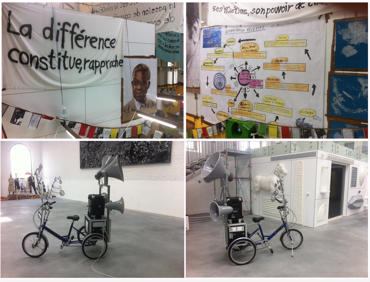 A. Cruzvillegas &amp; T. Hirschhorn @Manège de Sury, Mons, Belgique. Until Oct.18, 2015 #mons2015 mons2015.eu/fr/atopolis