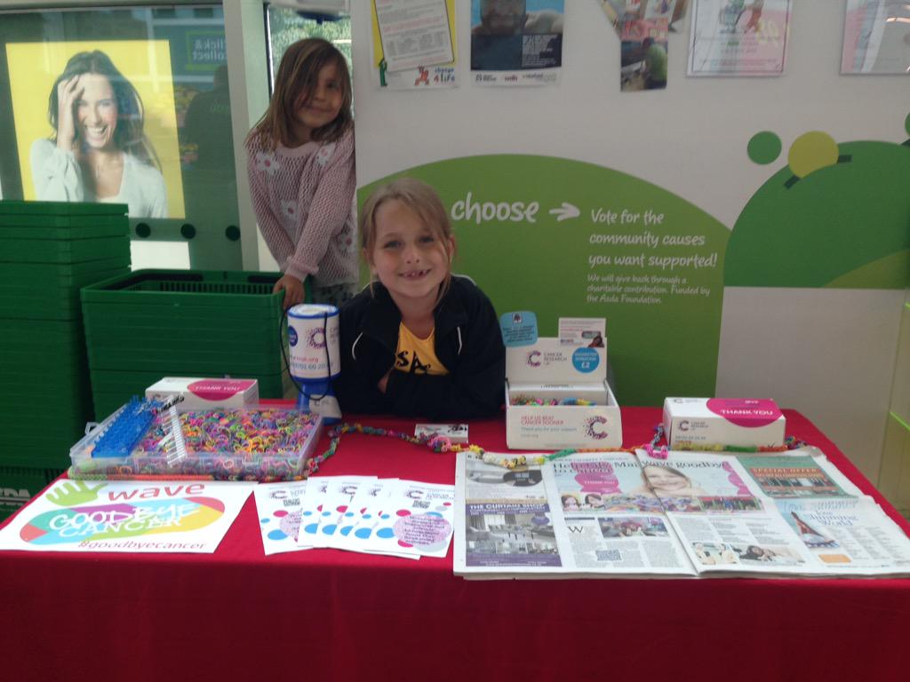 Thanks <a href="/Asdaghoughton/">Community champion</a> we raised £75 today thanks to your support #goodbyecancer &amp; we're expecting lots of selfies! 👌