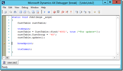 MikhailRoytman's tweet photo. X++ Debugging - Reading uncommitted data
http://t.co/JnOp9wqcGM
via msmfp
#MSDynAX #Xplusplus #tips #MSDynamics #AXUG http://t.co/XKFQSIonR8