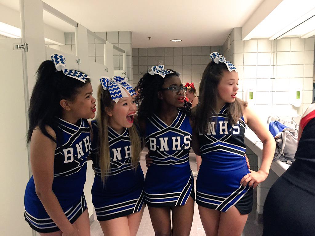 gracie__may5's tweet photo. It was a long week but we made it. So proud to be apart of this team! #BNHSCheer #BnhsJv http://t.co/IRbRdiMssK