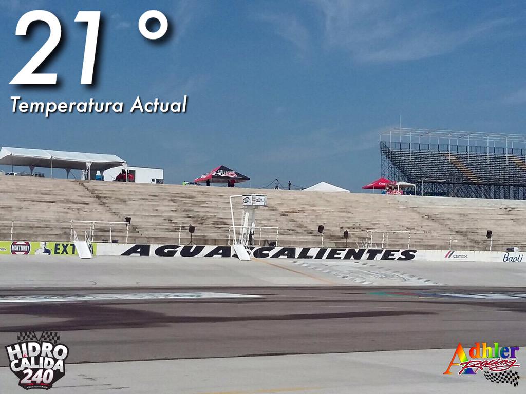 AdhlerRacing's tweet photo. Nos espera un día muy agradable de prácticas en @Aguascalientes #GoKike #Go77 http://t.co/UMXs6jgZsc