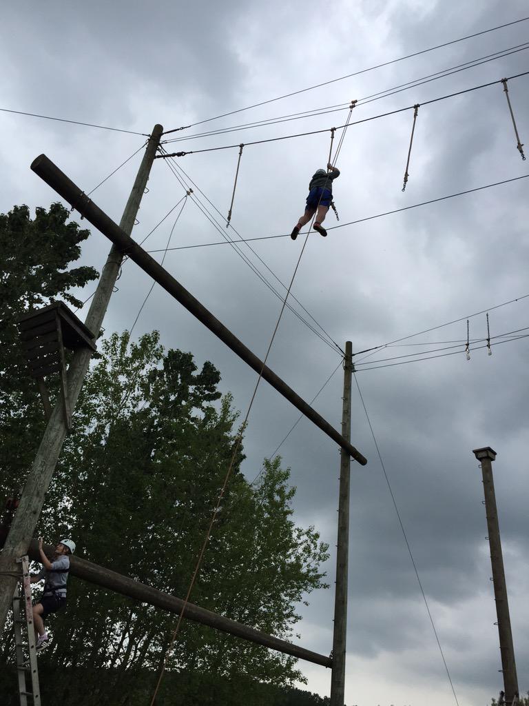 FhsPEdept's tweet photo. High ropes and climbing tower this afternoon, just waiting for a bbq for tea! #leapoffaith #balancebeams #thevines http://t.co/WjA2DMJpdw