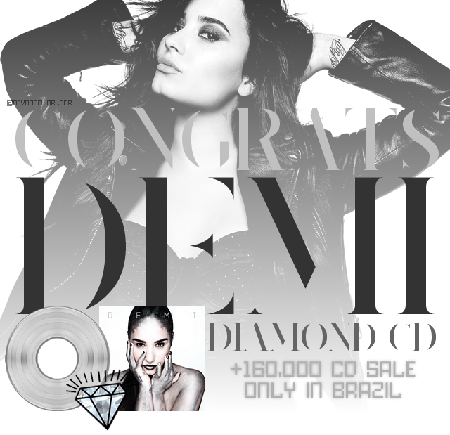 DevonneWorldBR's tweet photo. Congrats @ddlovato, the Demi CD just got diamond in Brazil!#DemiIsDiamondInBrazil http://t.co/EPuo9sFTRn