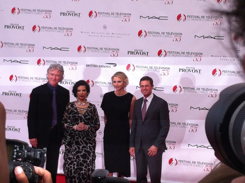VSDmag's tweet photo. Patrick Duffy, Bianca Jagger, SAS Charlène de Monaco et Eric Close #mc2015 http://t.co/fU4HSCqPSX