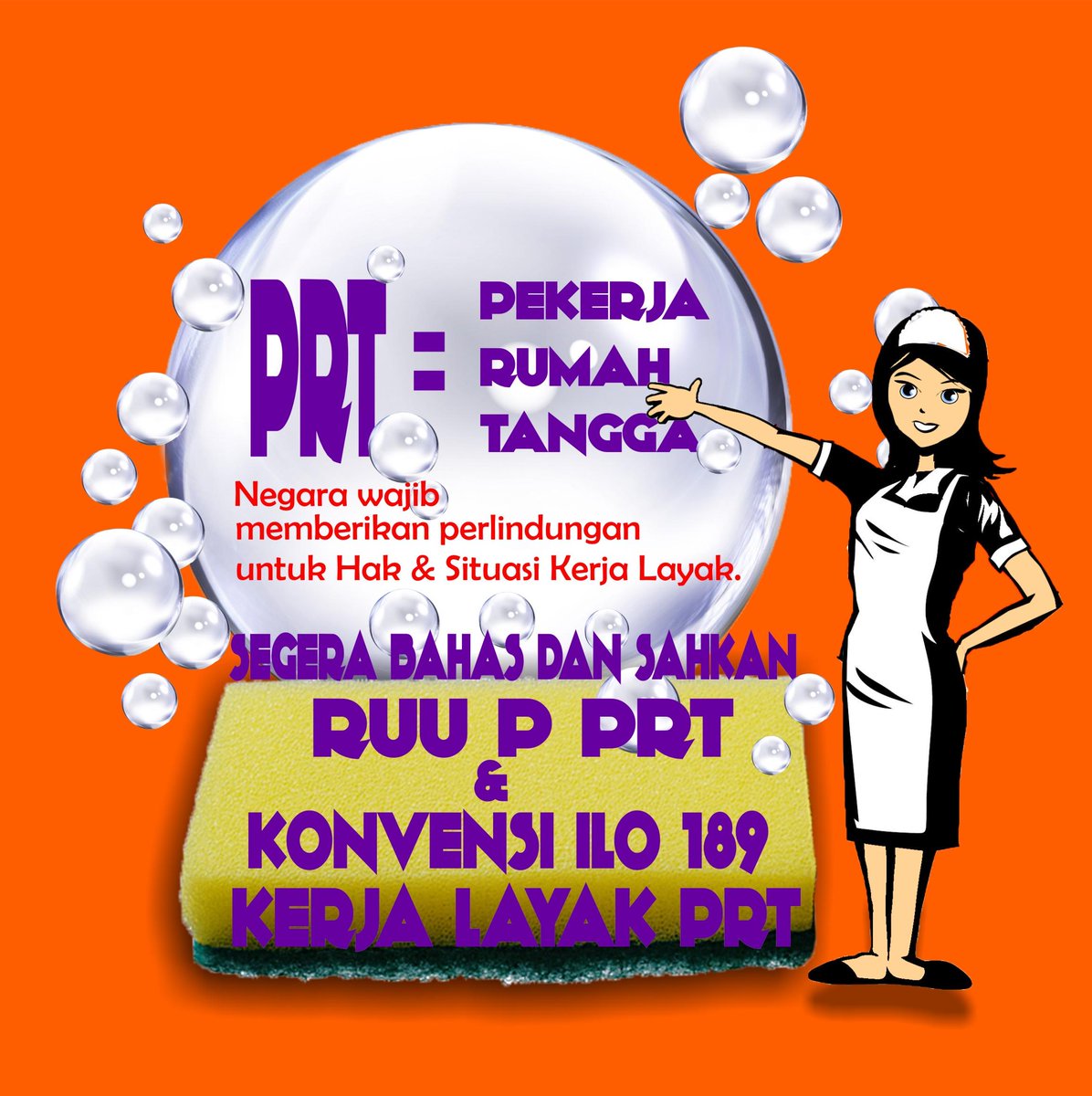 PRT_PEKERJA's tweet photo. Tahukah anda bahwa setiap tanggal 16 Juni diperingati sebagai hari Pekerja Rumah Tangga Internasional. http://t.co/ebWuX8E1rb
