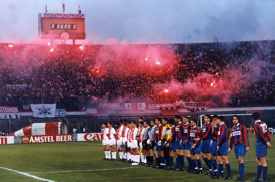 European Scenes on X: Ajax vs. Hajduk Split at Olympisch Stadion  Amsterdam. Champions League 1994-1995  / X