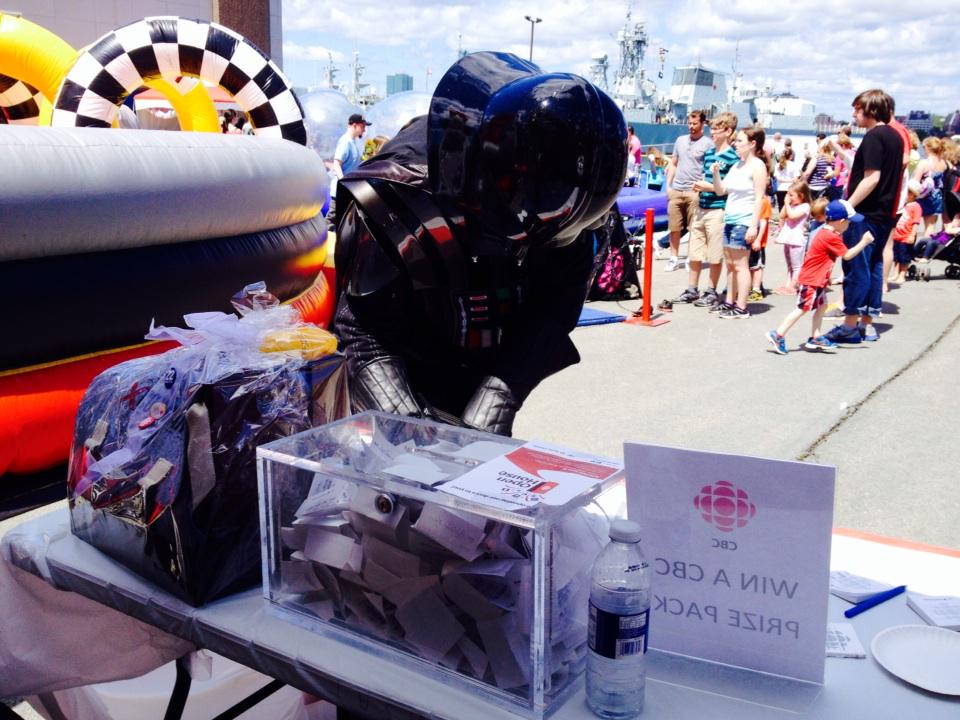 AArchibaldPR's tweet photo. The Force is strong at the @CBCNS tent! #DNDFamilyDays http://t.co/4d9WSpT7qL