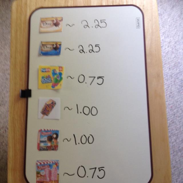 StonegateSnacks's tweet image. Today we have Dove bars, vanilla crunch cones, birthday cake &amp;amp; strawberry crunch bars and Jolly Rancher popsicles.