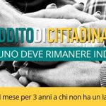 RT @GAIDORic: @GAIDORic L'UNICA SOLUZIONE PER VELOCE RESTITUZIONE DELLA DIGNITÀ SPETTANTE A OGNI CITTADINO #REDDITODICITTADINANZA! 