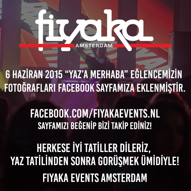 fiyakaevents's tweet photo. FIYAKA Events “Yaz’a merhaba“ eğlencemizin fotoğrafları Facebook sayfamıza eklenmiştir! http://t.co/RrNtDE5PW7 http://t.co/XfL9N2FgMR
