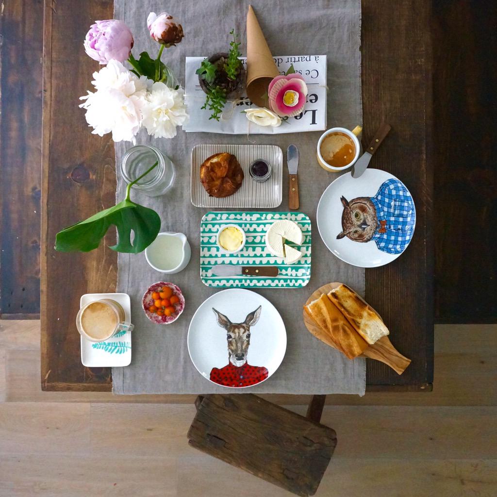 His &amp; Hers 🎩👄 #Breakfast