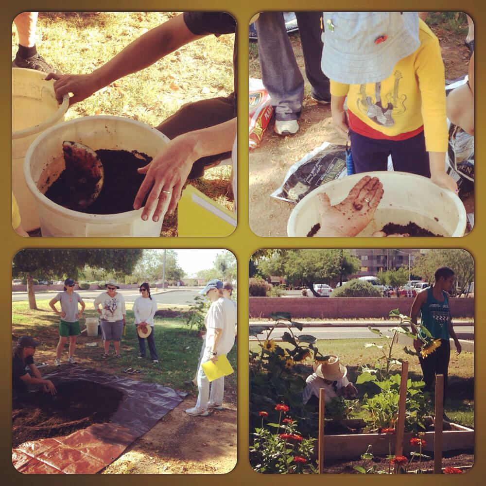 fbcsgarden's tweet photo. Compost, worms, good dirt and work!  Thank you Shawn from #phxhydro #communitygarden #composting #soil #organicsoil http://t.co/CPyN55N4Yn