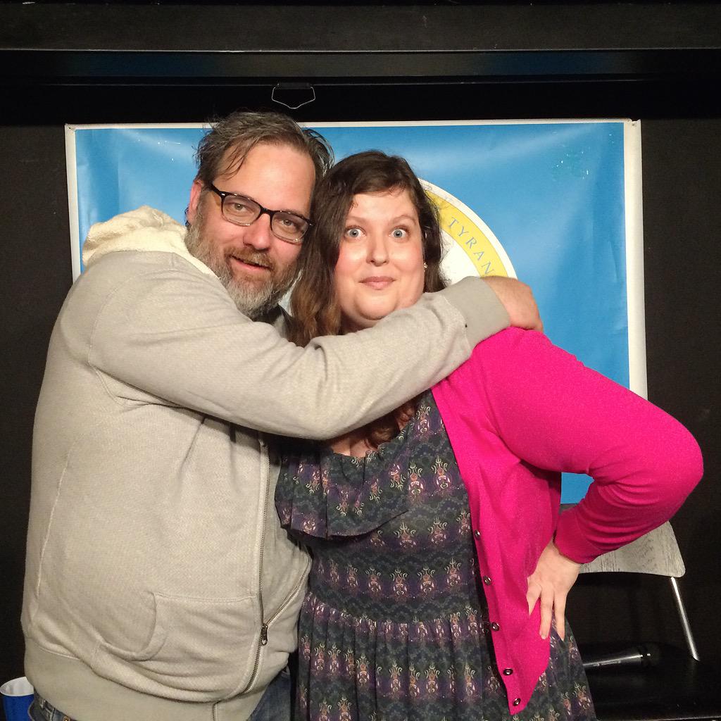 onenonlyanie's tweet photo. Dan, me & my "original Annie" #cosplay from the costume I picked for the #CommunityFinale. Thanks so much @danharmon! http://t.co/eJr0YtpupW