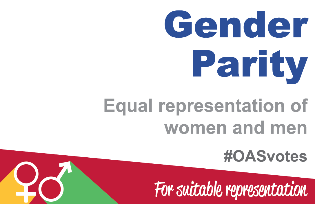 cejil's tweet image. #OASvotes for gender parity in the #InterAmericanSystem to effectively address inequality @OSFJustice @DPLF_info