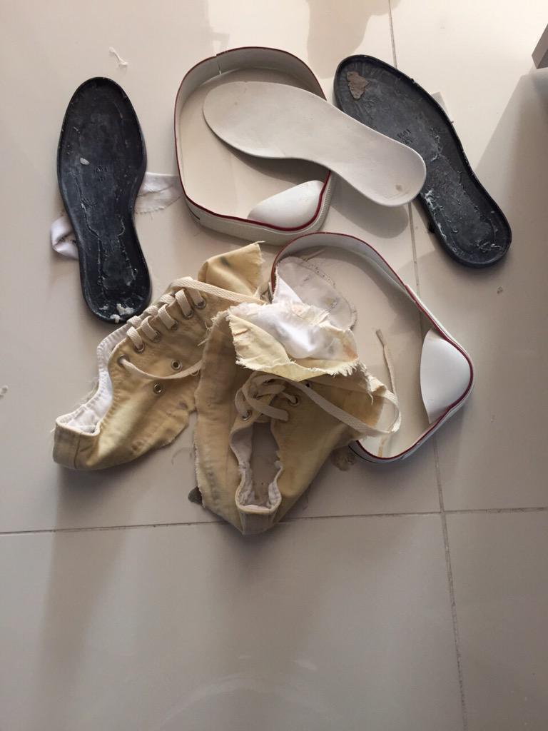 Ayakkabılar makineden çıkarsa :ı :)