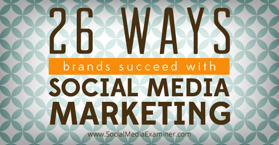 tryadfluence's tweet image. 26 Ways Brands Succeed With #SocialMedia Marketing buff.ly/1BbCeXx