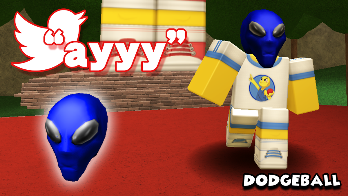 Alexnewtron On Twitter Ayyy Enter Twitter Code Ayyy In Roblox Dodgeball For This Free Limited Time Ayyyyylmao Alien Hat Http T Co R2qf3wokrf - limiteds hat codes for roblox
