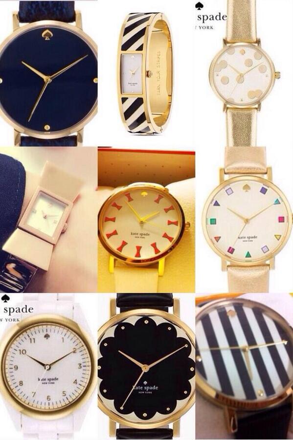 kate spadeの時計♡
欲しい人はリツイート☆