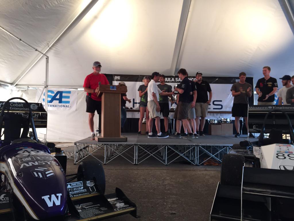 Surprise!!  Big news!!! We have placed 10th overall for the competition!!!!! #FSAELincoln #Engineering