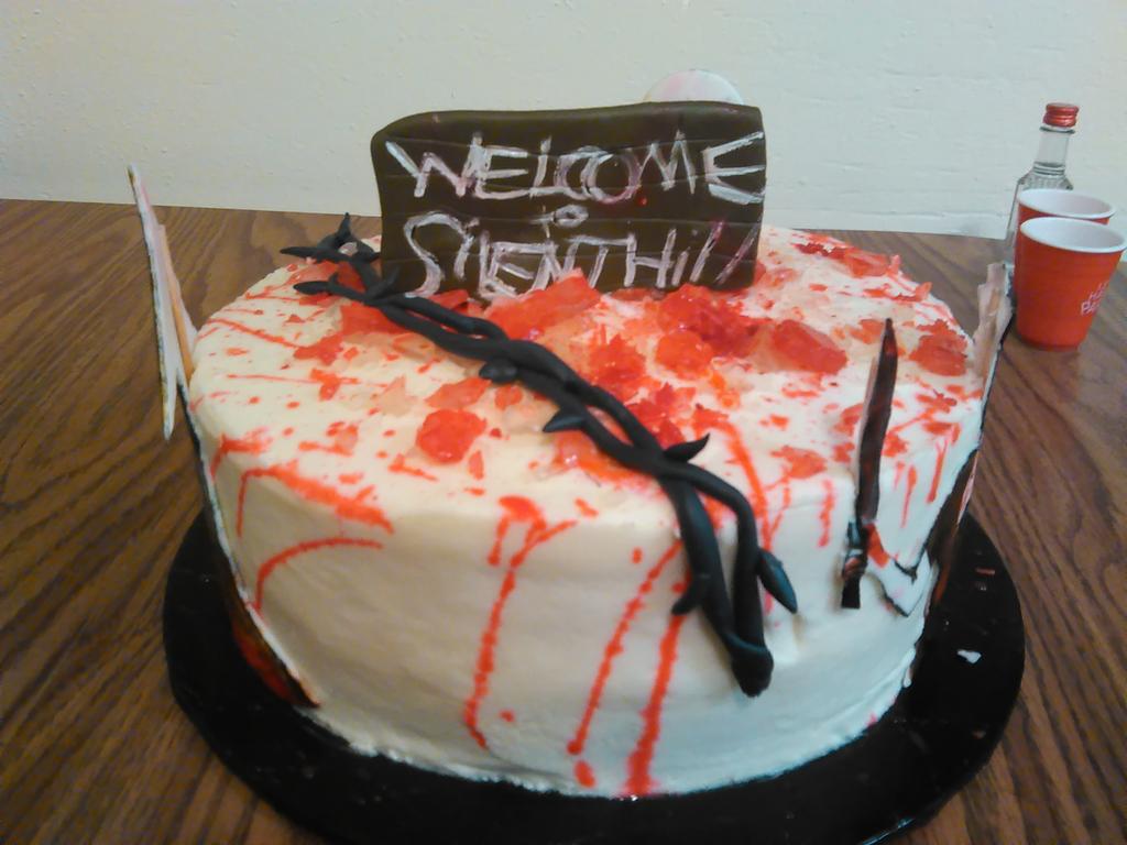 GreatGozu on X: "Silent Hill birthday cake http://t.co/qdwBiNi87j" / X