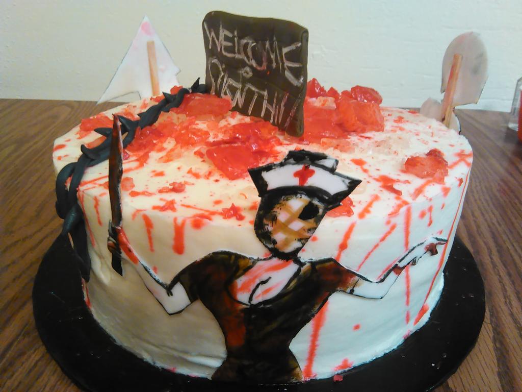 GreatGozu on X: "Silent Hill birthday cake http://t.co/qdwBiNi87j" / X