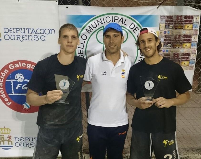 Mahía-Bouza Campeones del "X Torneo Cidade de Ourense de Volei Praia"