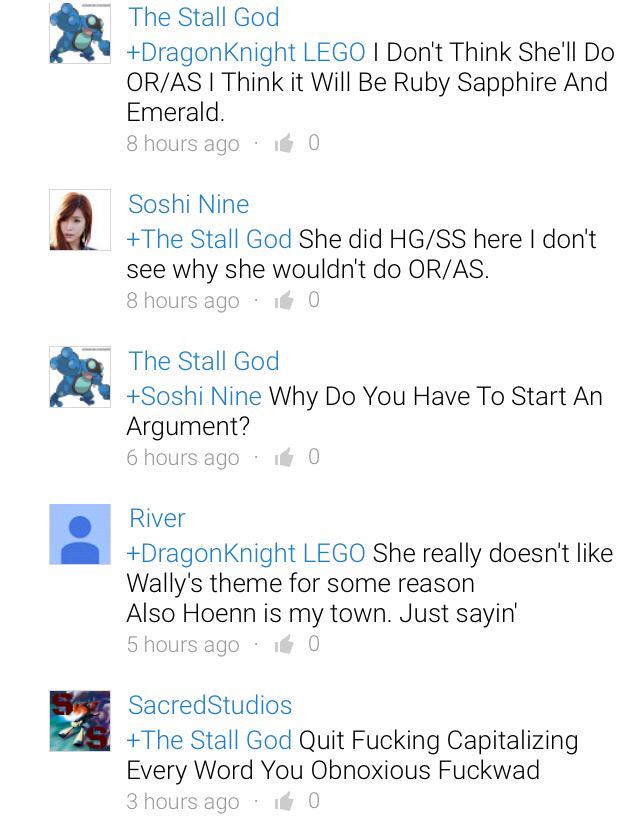 GlitchxCity's tweet photo. Example 1 #YTCommentSection http://t.co/rd5C92fbr3