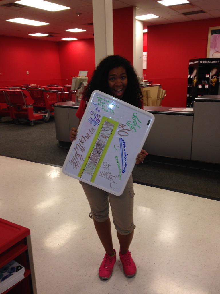 Bridget_Hughes9's tweet photo. I mean.... #6weekstreak!!! @TargetCher @Kristan27831397 @deedeekuzara @JessicaT0354 http://t.co/spA2Vz8j40